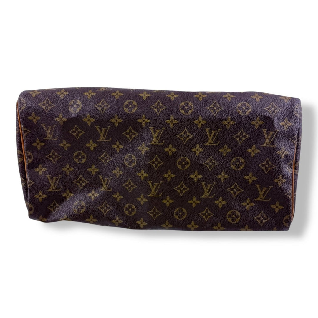 Louis Vuitton Vintage Brown Monogram Speedy 40 Handbag - Lux Central