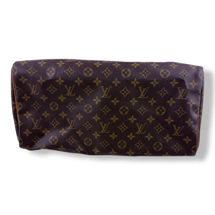 Louis Vuitton Vintage Brown Monogram Speedy 40 Handbag - Lux Central