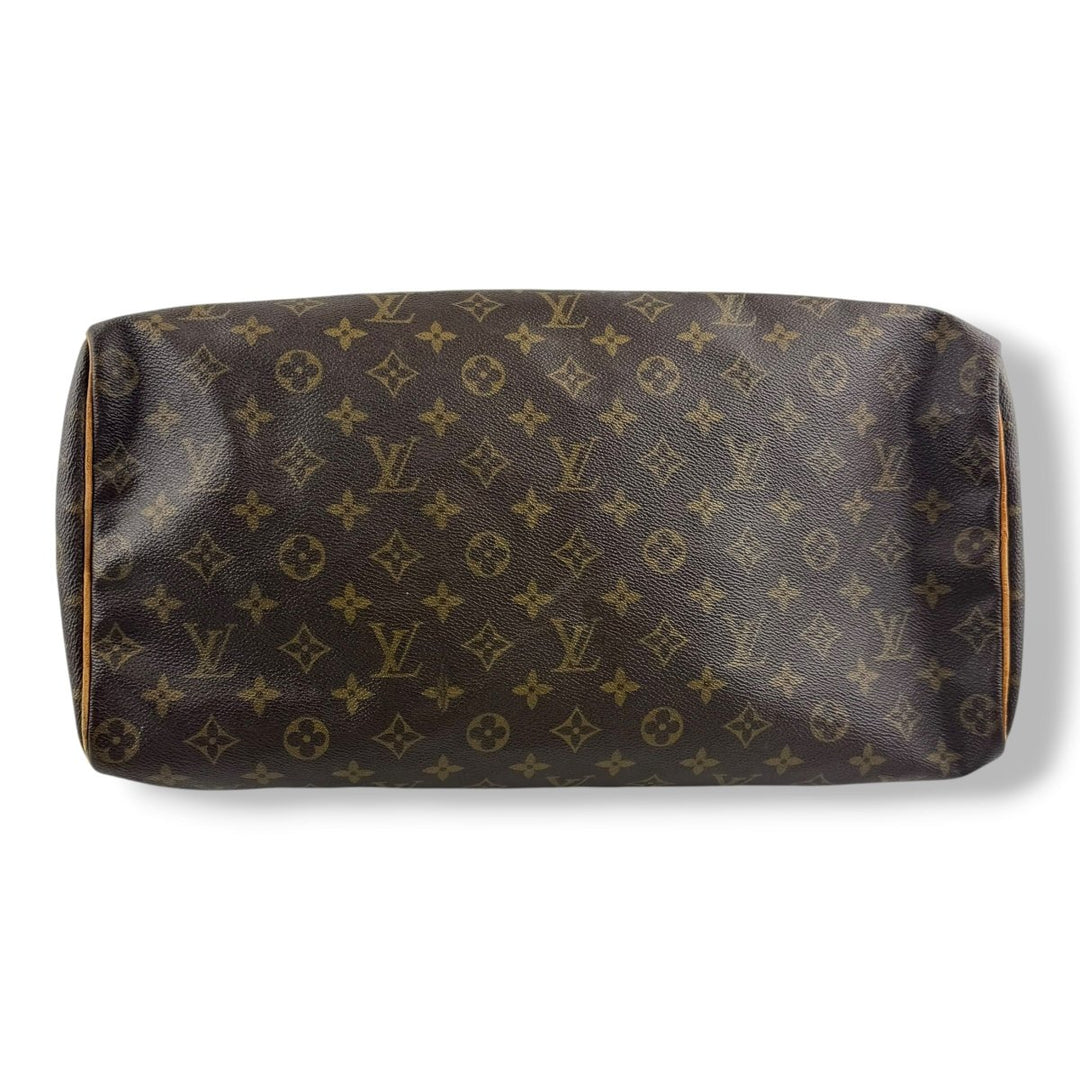 Louis Vuitton Vintage Brown Monogram Speedy 40 Handbag - Lux Central