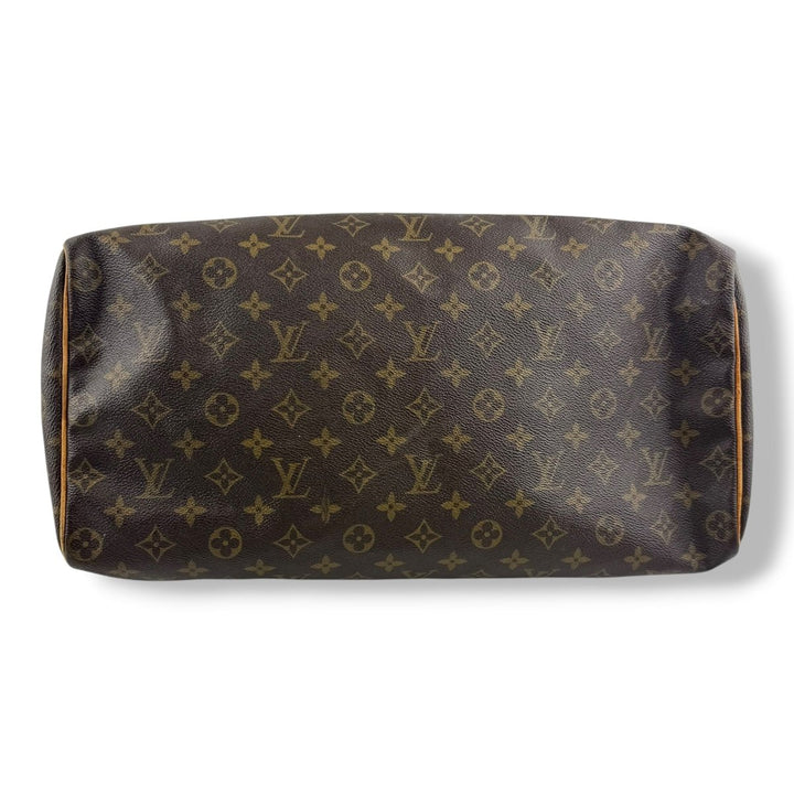 Louis Vuitton Vintage Brown Monogram Speedy 40 Handbag - Lux Central