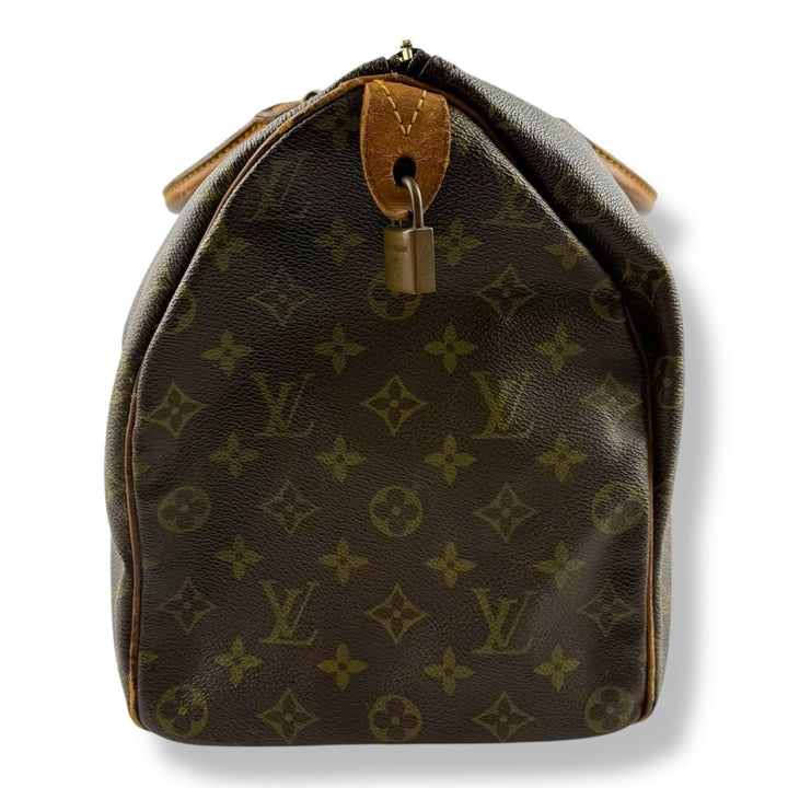 Louis Vuitton Vintage Brown Monogram Speedy 40 Handbag - Lux Central
