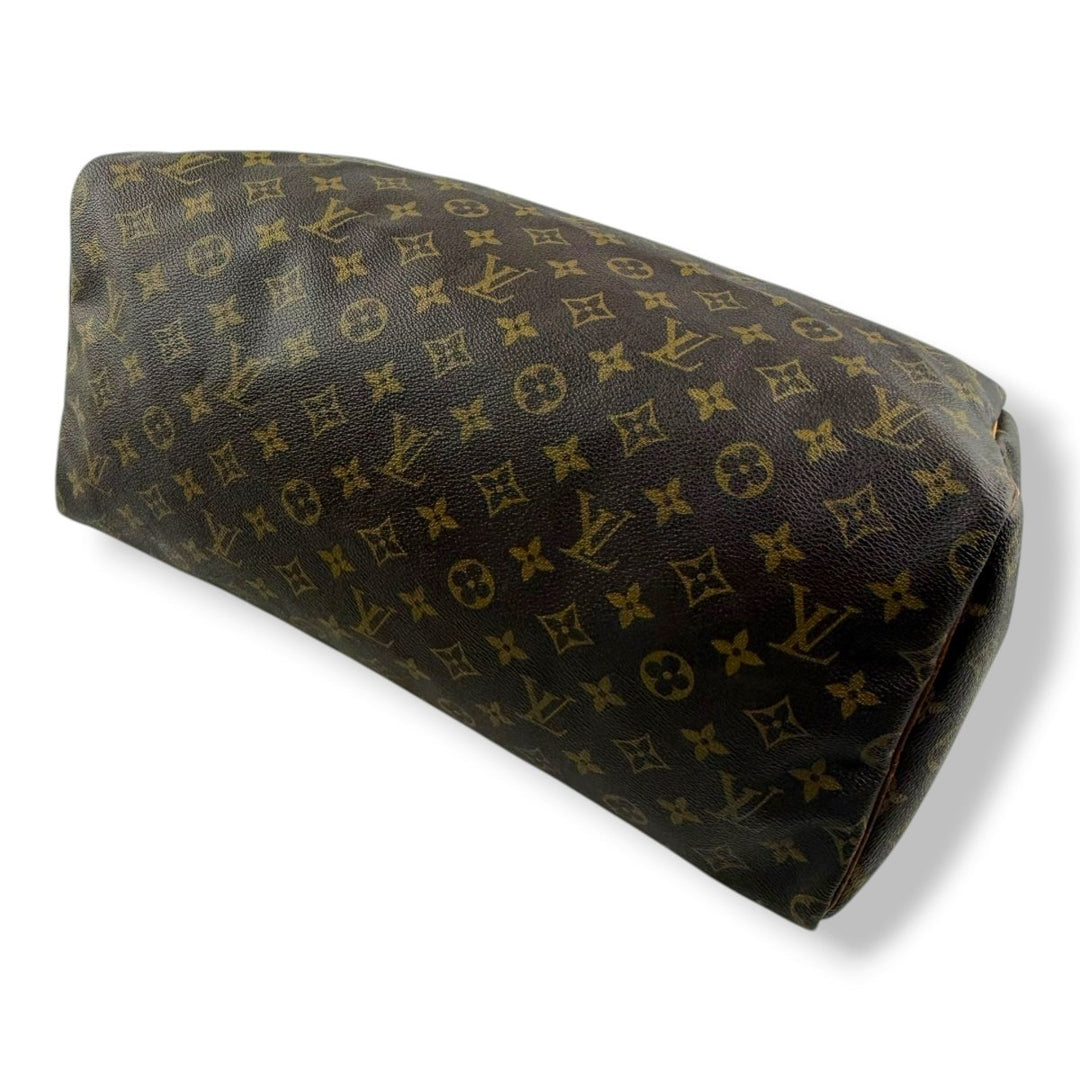 Louis Vuitton Vintage Brown Monogram Speedy 40 Handbag - Lux Central
