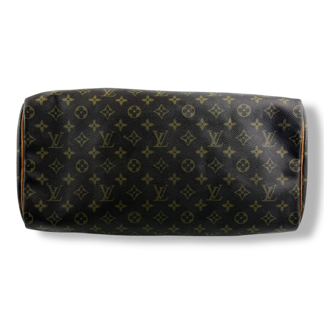 Louis Vuitton Vintage Brown Monogram Speedy 40 Handbag - Lux Central