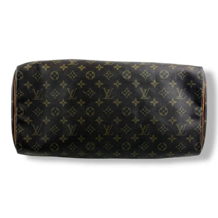 Louis Vuitton Vintage Brown Monogram Speedy 40 Handbag - Lux Central