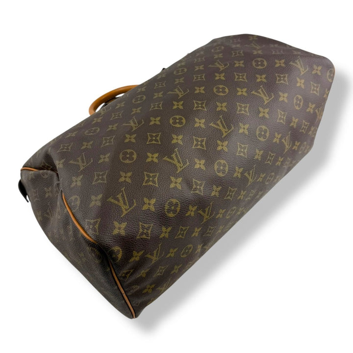 Louis Vuitton Vintage Brown Monogram Speedy 40 Handbag - Lux Central