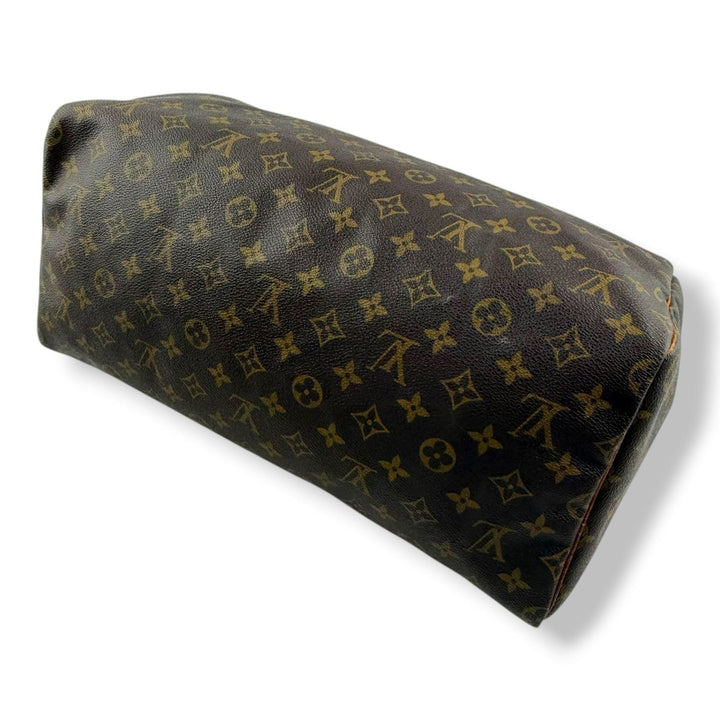 Louis Vuitton Vintage Brown Monogram Speedy 40 Handbag - Lux Central