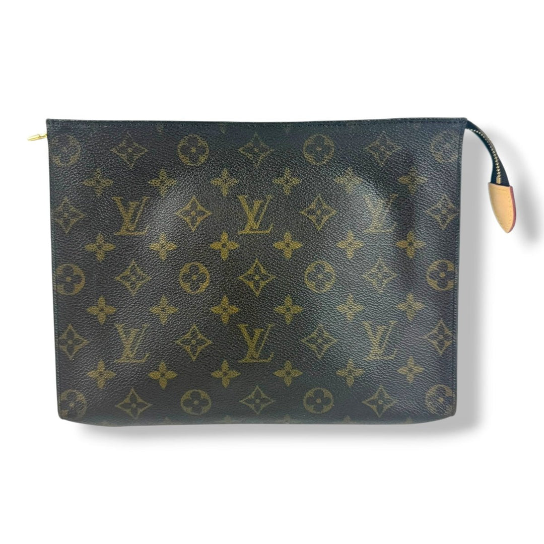 Louis Vuitton Vintage Brown Monogram Toiletry 26 Pouch - Lux Central