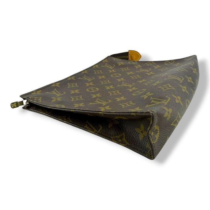 Louis Vuitton Vintage Brown Monogram Toiletry 26 Pouch - Lux Central