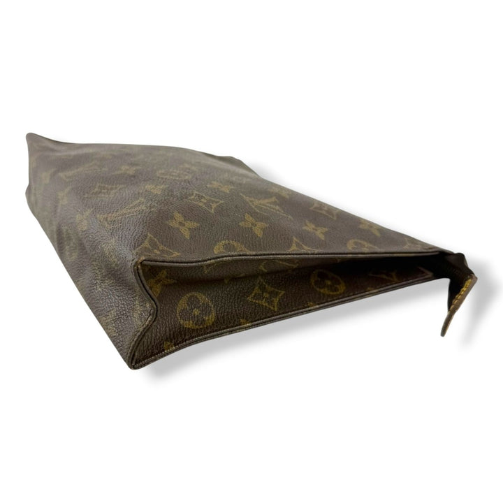 Louis Vuitton Vintage Brown Monogram Toiletry 26 Pouch - Lux Central