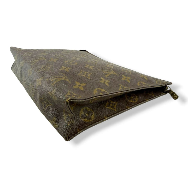 Louis Vuitton Vintage Brown Monogram Toiletry 26 Pouch - Lux Central