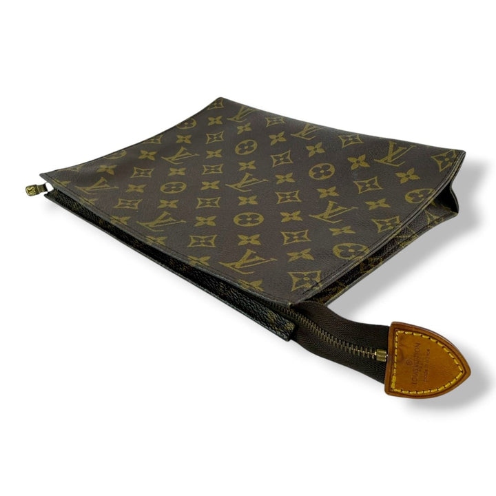Louis Vuitton Vintage Brown Monogram Toiletry 26 Pouch - Lux Central