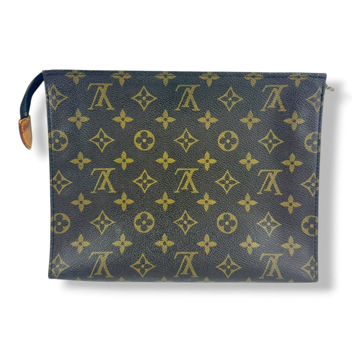 Louis Vuitton Vintage Brown Monogram Toiletry 26 Pouch - Lux Central