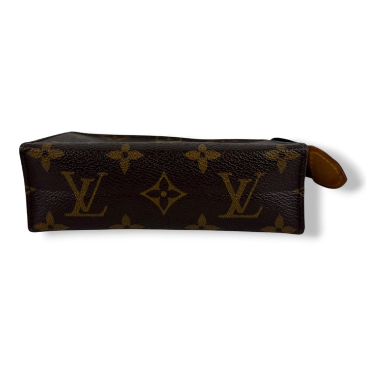 Louis Vuitton Vintage Brown Monogram Toiletry Pouch 15 Bag - Lux Central