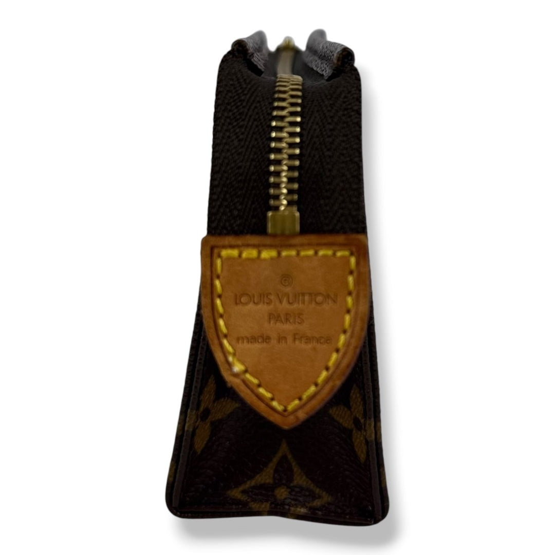 Louis Vuitton Vintage Brown Monogram Toiletry Pouch 15 Bag - Lux Central
