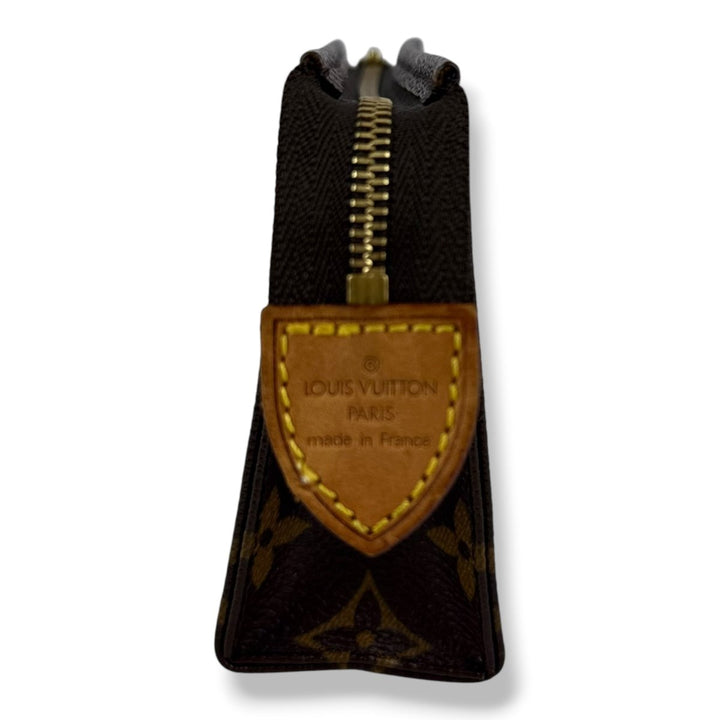 Louis Vuitton Vintage Brown Monogram Toiletry Pouch 15 Bag - Lux Central
