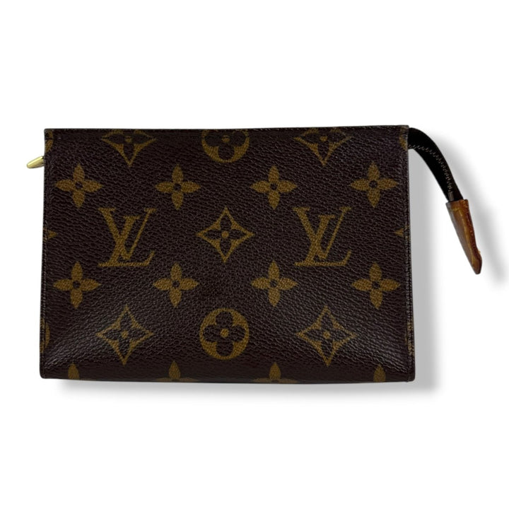 Louis Vuitton Vintage Brown Monogram Toiletry Pouch 15 Bag - Lux Central