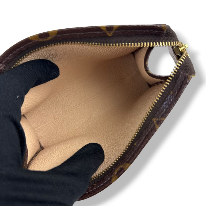 Louis Vuitton Vintage Brown Monogram Toiletry Pouch 15 Bag - Lux Central
