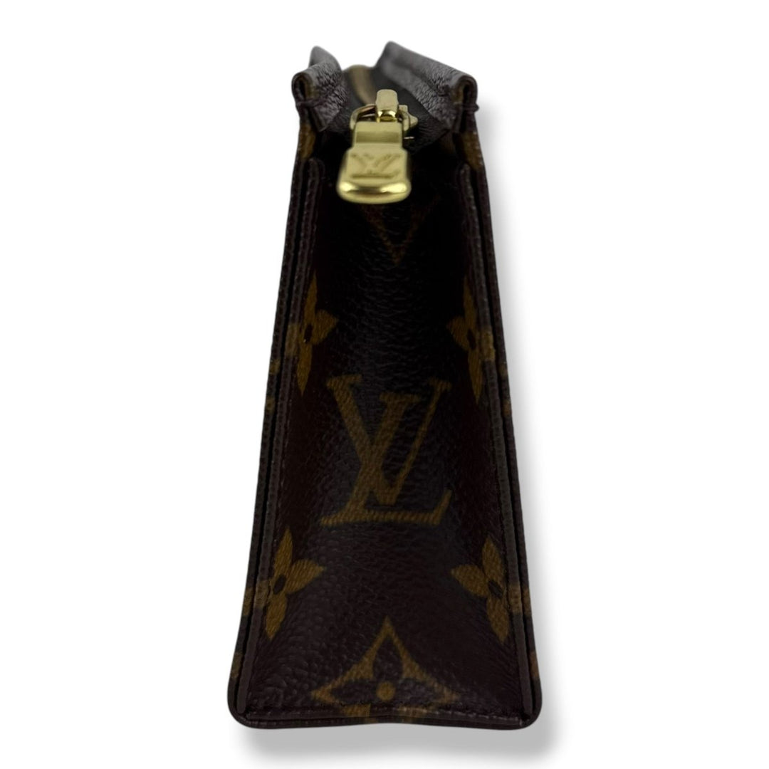 Louis Vuitton Vintage Brown Monogram Toiletry Pouch 15 Bag - Lux Central