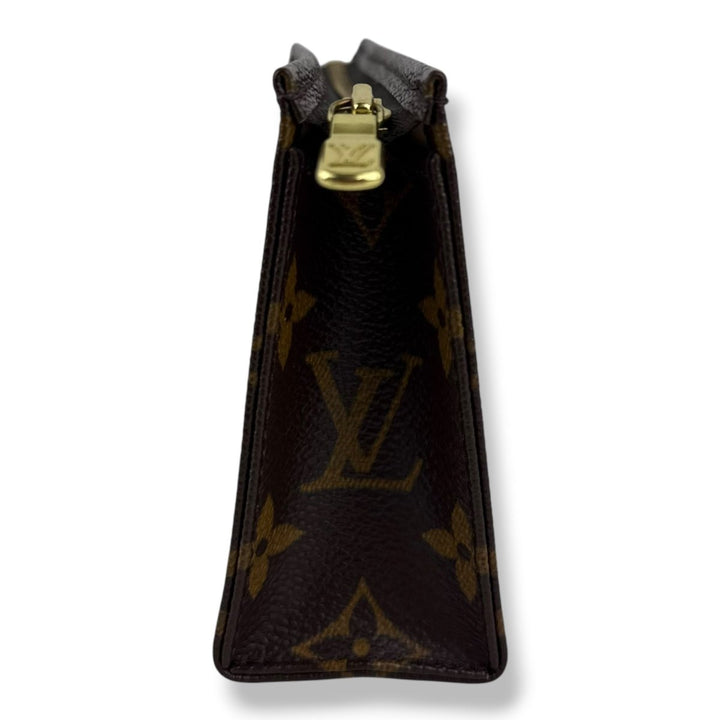 Louis Vuitton Vintage Brown Monogram Toiletry Pouch 15 Bag - Lux Central