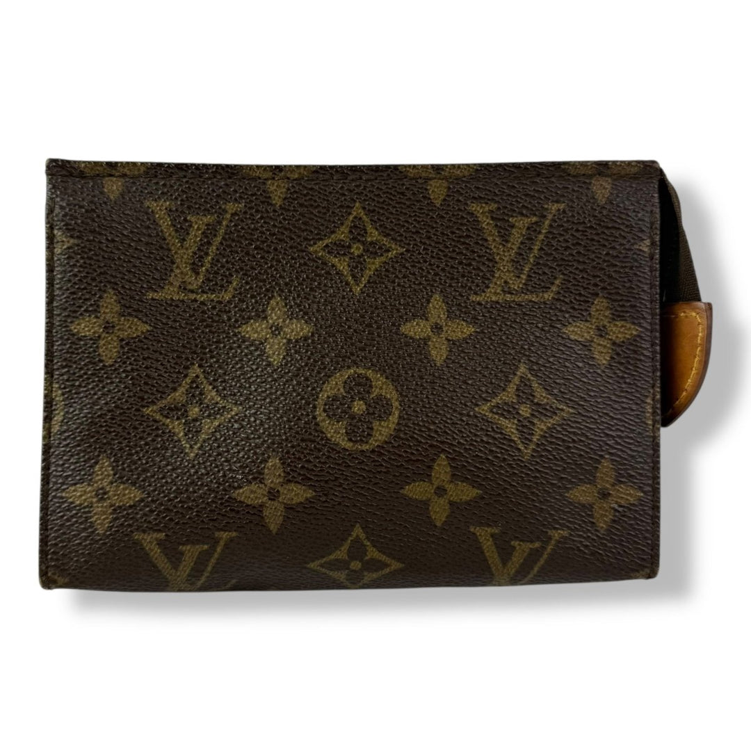 Louis Vuitton Vintage Brown Monogram Toiletry Pouch 15 Bag - Lux Central