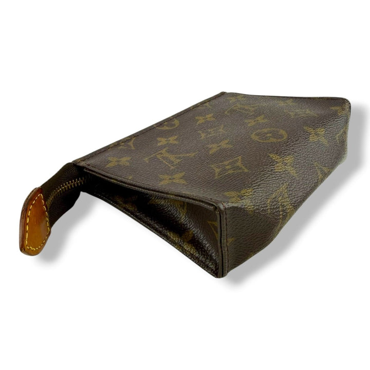 Louis Vuitton Vintage Brown Monogram Toiletry Pouch 15 Bag - Lux Central