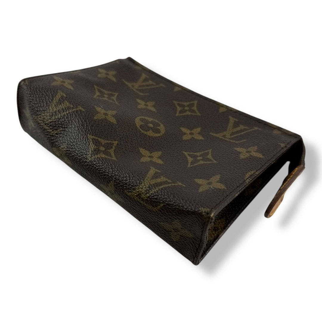 Louis Vuitton Vintage Brown Monogram Toiletry Pouch 15 Bag - Lux Central