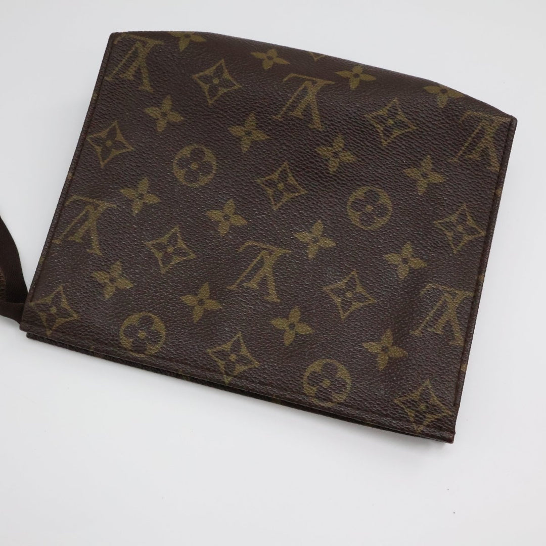 Louis Vuitton Vintage Brown Monogram Toiletry Pouch 19 Bag - Lux Central