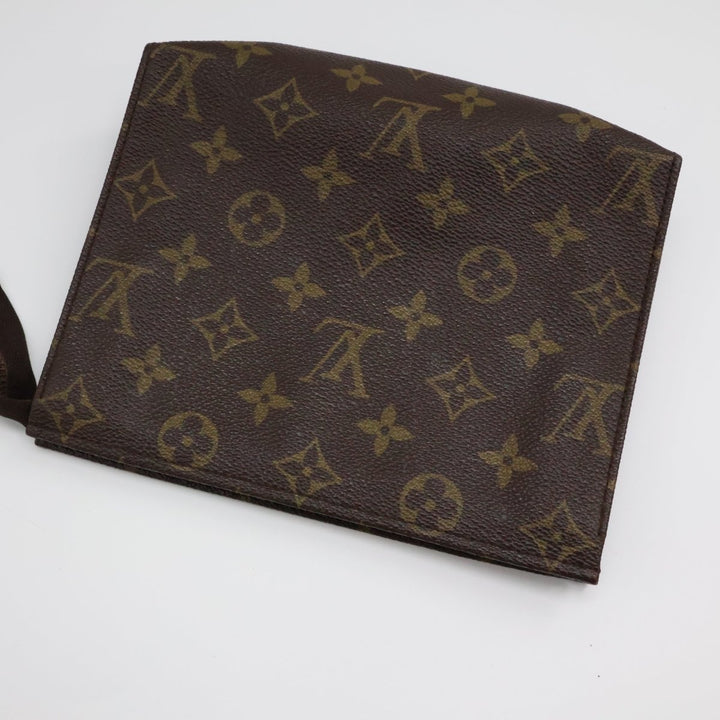 Louis Vuitton Vintage Brown Monogram Toiletry Pouch 19 Bag - Lux Central