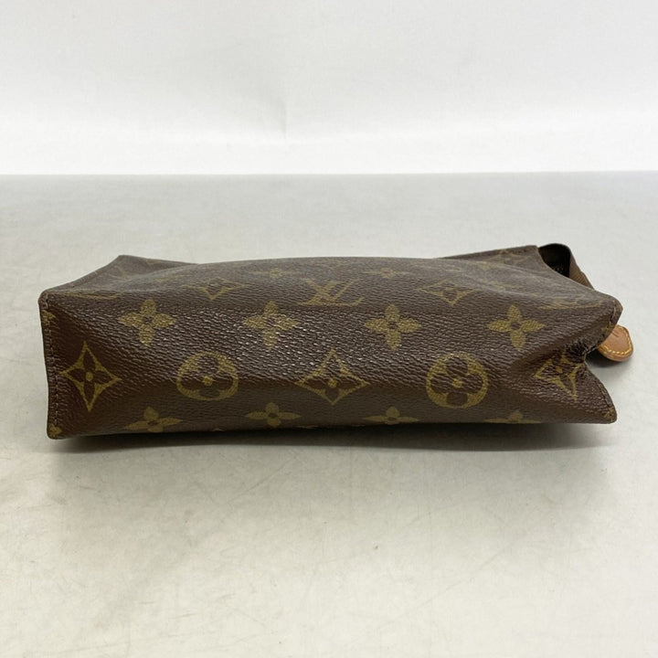 Louis Vuitton Vintage Brown Monogram Toiletry Pouch 19 Bag - Lux Central