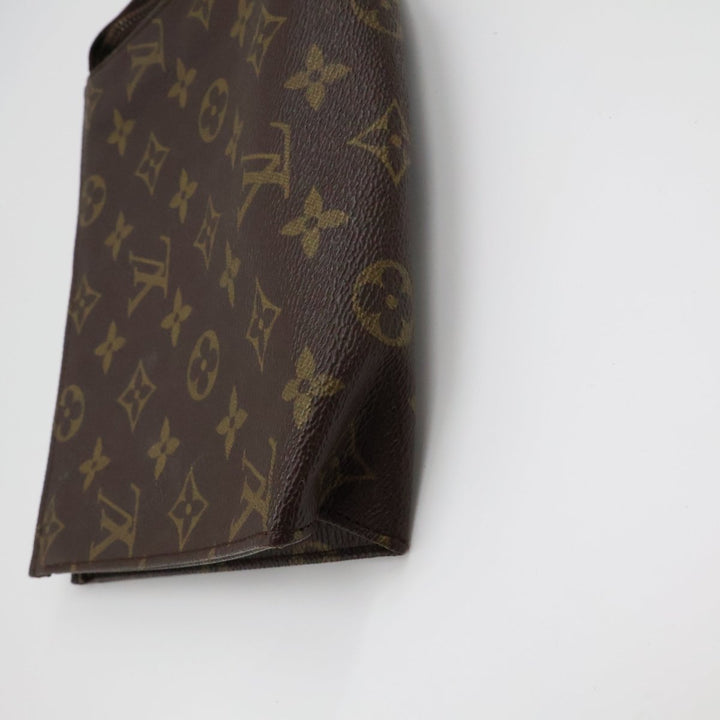 Louis Vuitton Vintage Brown Monogram Toiletry Pouch 19 Bag - Lux Central