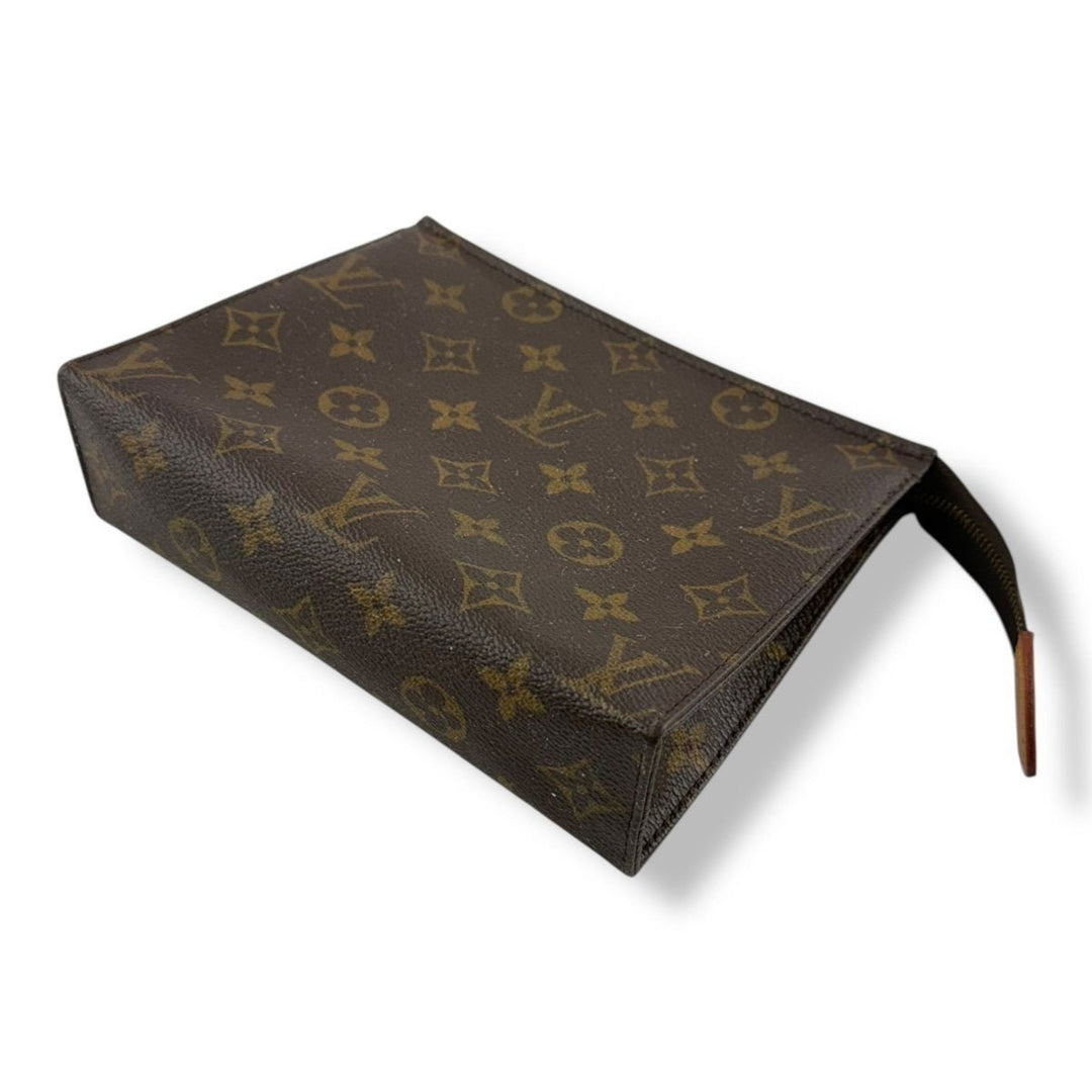 Louis Vuitton Vintage Brown Monogram Toiletry Pouch 19 Bag - Lux Central