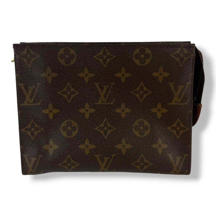 Louis Vuitton Vintage Brown Monogram Toiletry Pouch 19 Bag - Lux Central