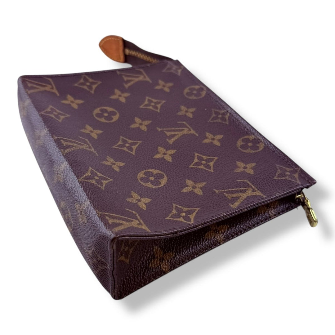Louis Vuitton Vintage Brown Monogram Toiletry Pouch 19 Bag - Lux Central