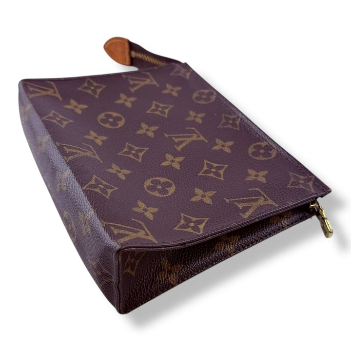 Louis Vuitton Vintage Brown Monogram Toiletry Pouch 19 Bag - Lux Central