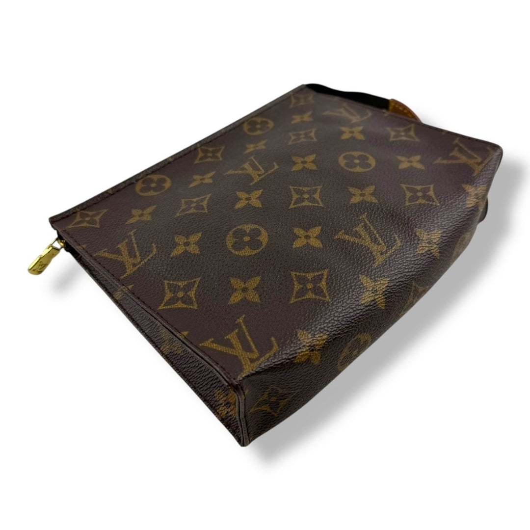 Louis Vuitton Vintage Brown Monogram Toiletry Pouch 19 Bag - Lux Central