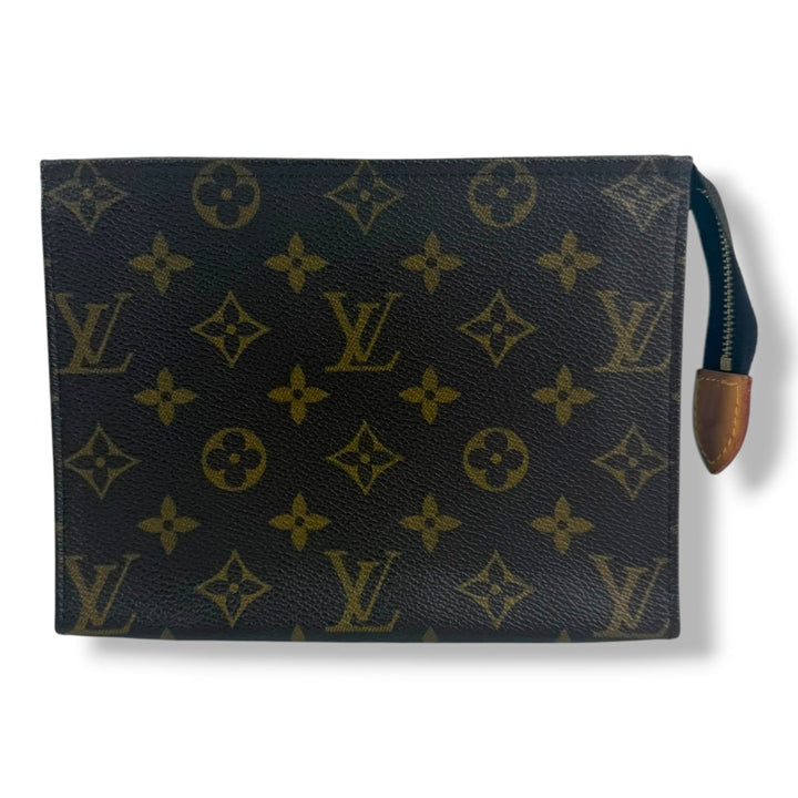 Louis Vuitton Vintage Brown Monogram Toiletry Pouch 19 Bag - Lux Central