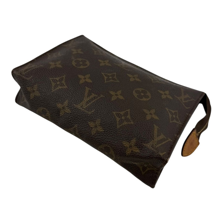 Louis Vuitton Vintage Brown Monogram Toiletry Pouch 19 Bag - Lux Central