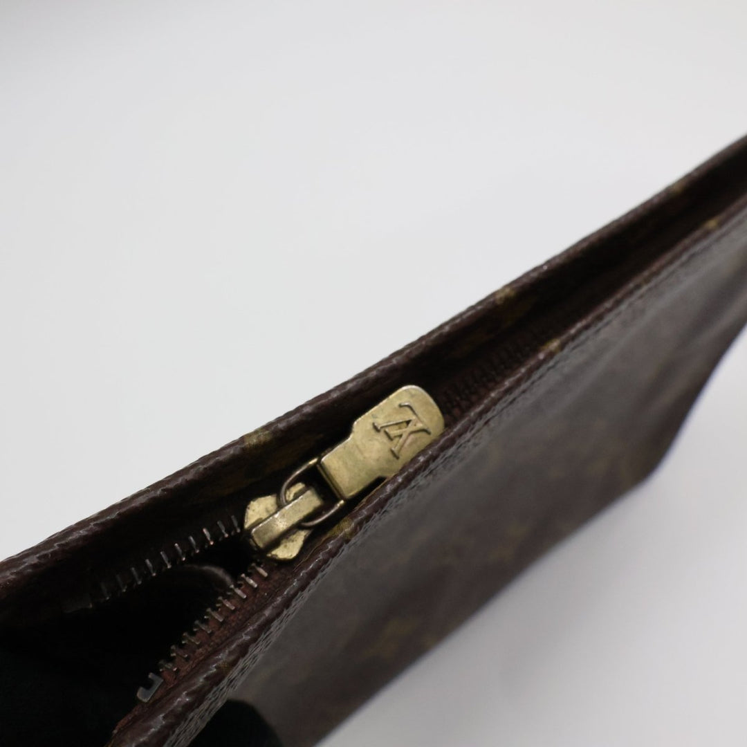 Louis Vuitton Vintage Brown Monogram Toiletry Pouch 19 Bag - Lux Central