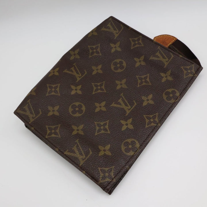 Louis Vuitton Vintage Brown Monogram Toiletry Pouch 19 Bag - Lux Central