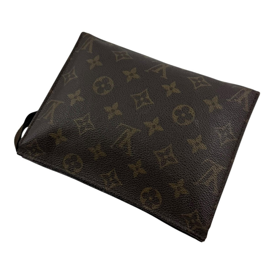 Louis Vuitton Vintage Brown Monogram Toiletry Pouch 19 Bag - Lux Central
