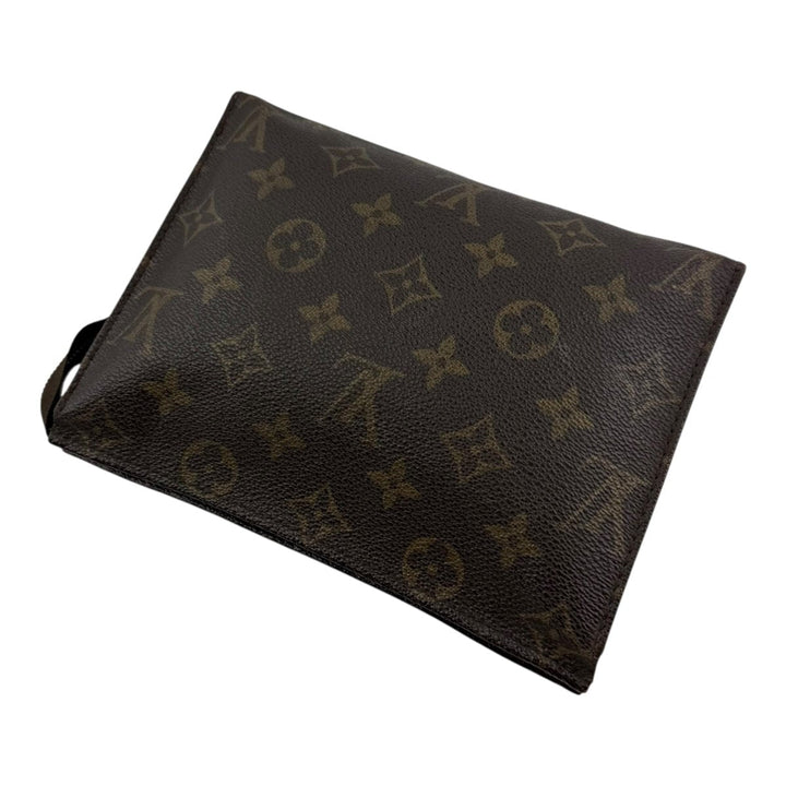Louis Vuitton Vintage Brown Monogram Toiletry Pouch 19 Bag - Lux Central
