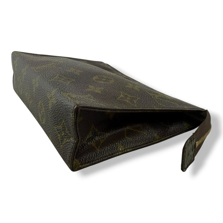 Louis Vuitton Vintage Brown Monogram Toiletry Pouch 19 Bag - Lux Central