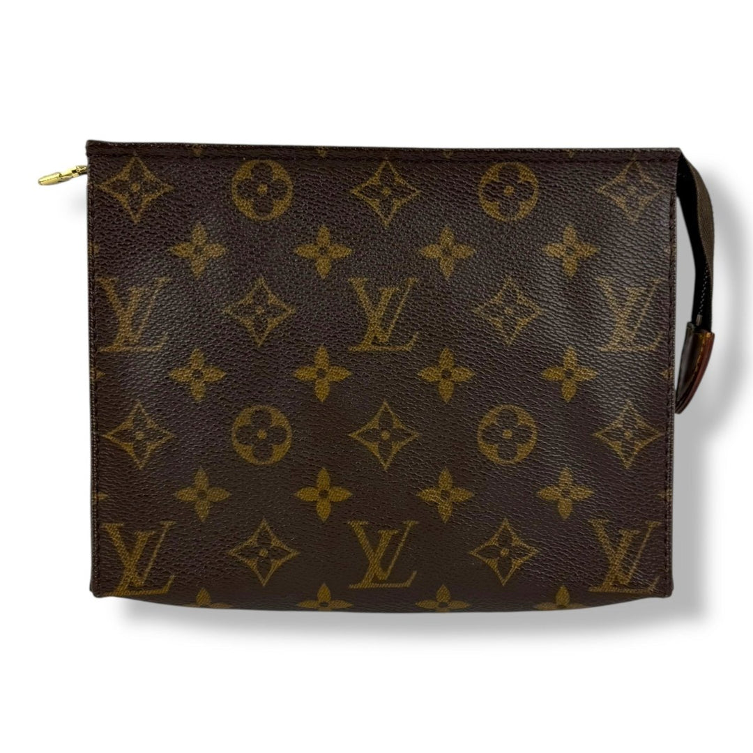 Louis Vuitton Vintage Brown Monogram Toiletry Pouch 19 Bag - Lux Central