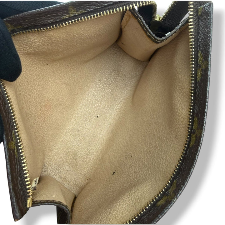 Louis Vuitton Vintage Brown Monogram Toiletry Pouch 19 Bag - Lux Central
