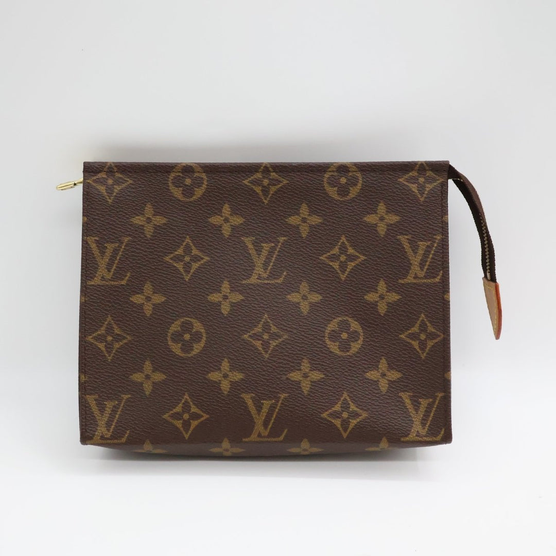 Louis Vuitton Vintage Brown Monogram Toiletry Pouch 19 Bag - Lux Central