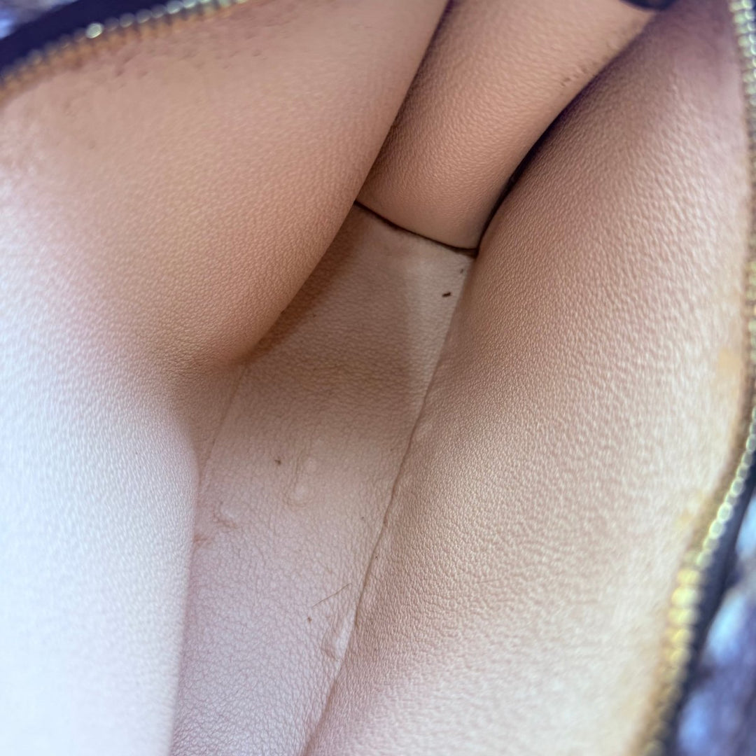 Louis Vuitton Vintage Brown Monogram Toiletry Pouch 19 Bag - Lux Central