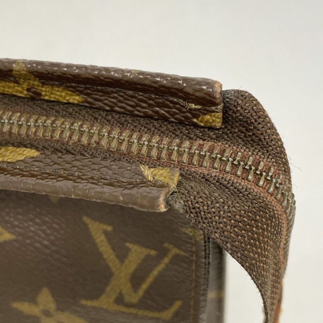 Louis Vuitton Vintage Brown Monogram Toiletry Pouch 19 Bag - Lux Central