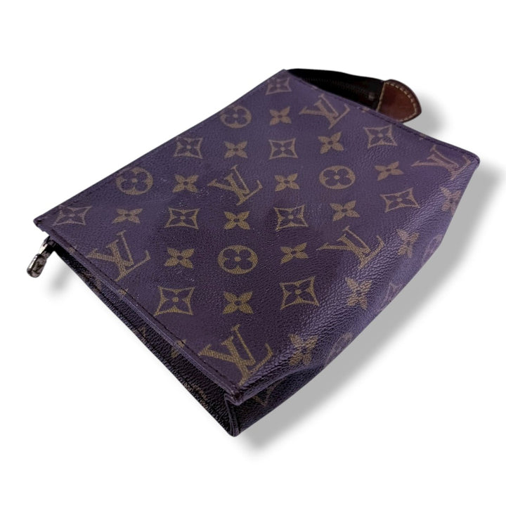 Louis Vuitton Vintage Brown Monogram Toiletry Pouch 19 Bag - Lux Central