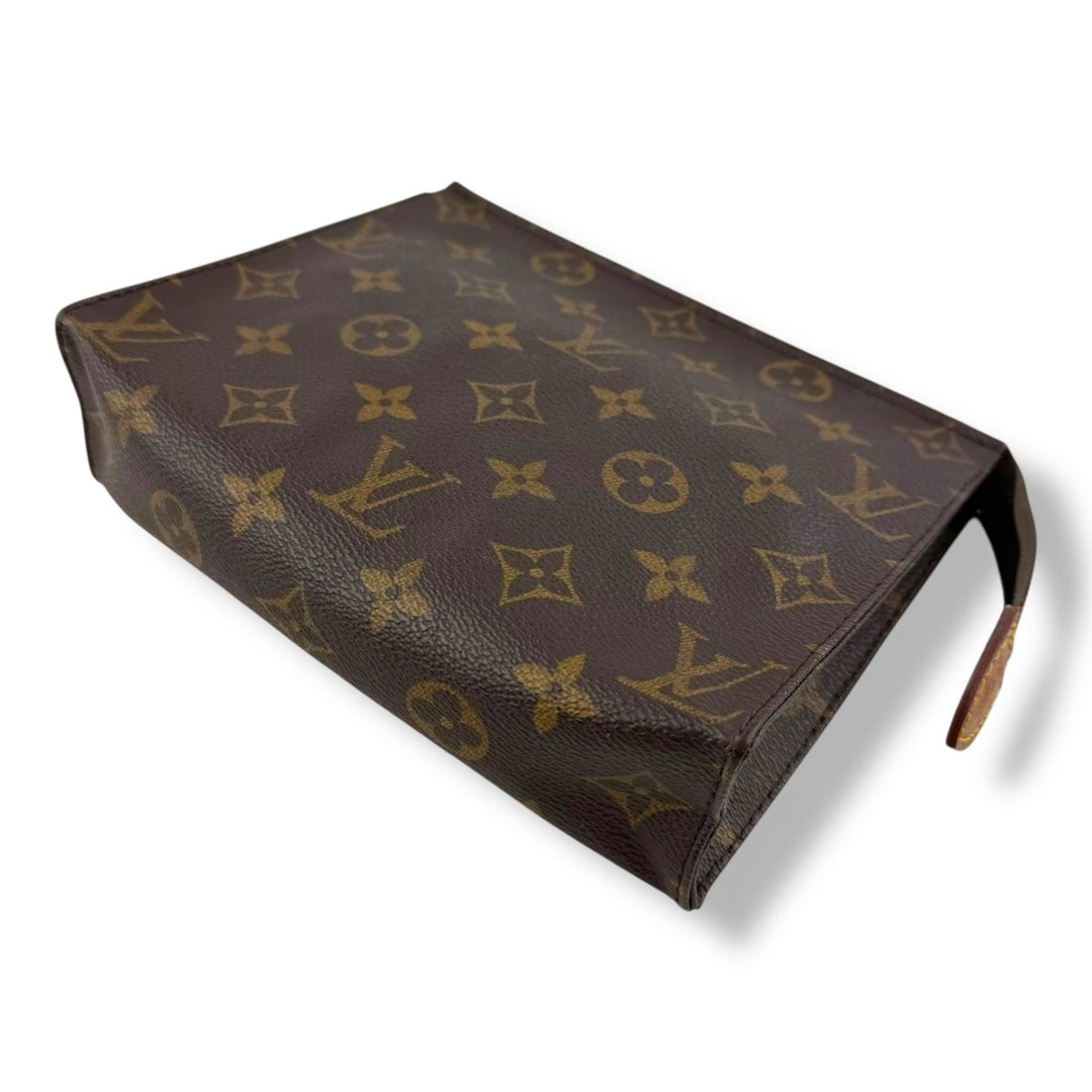 Louis Vuitton Vintage Brown Monogram Toiletry Pouch 19 Bag - Lux Central