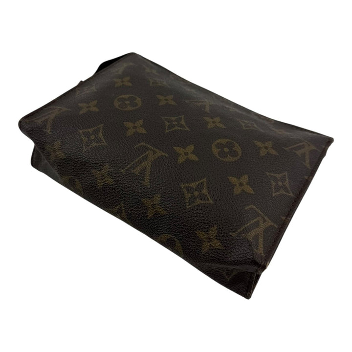 Louis Vuitton Vintage Brown Monogram Toiletry Pouch 19 Bag - Lux Central